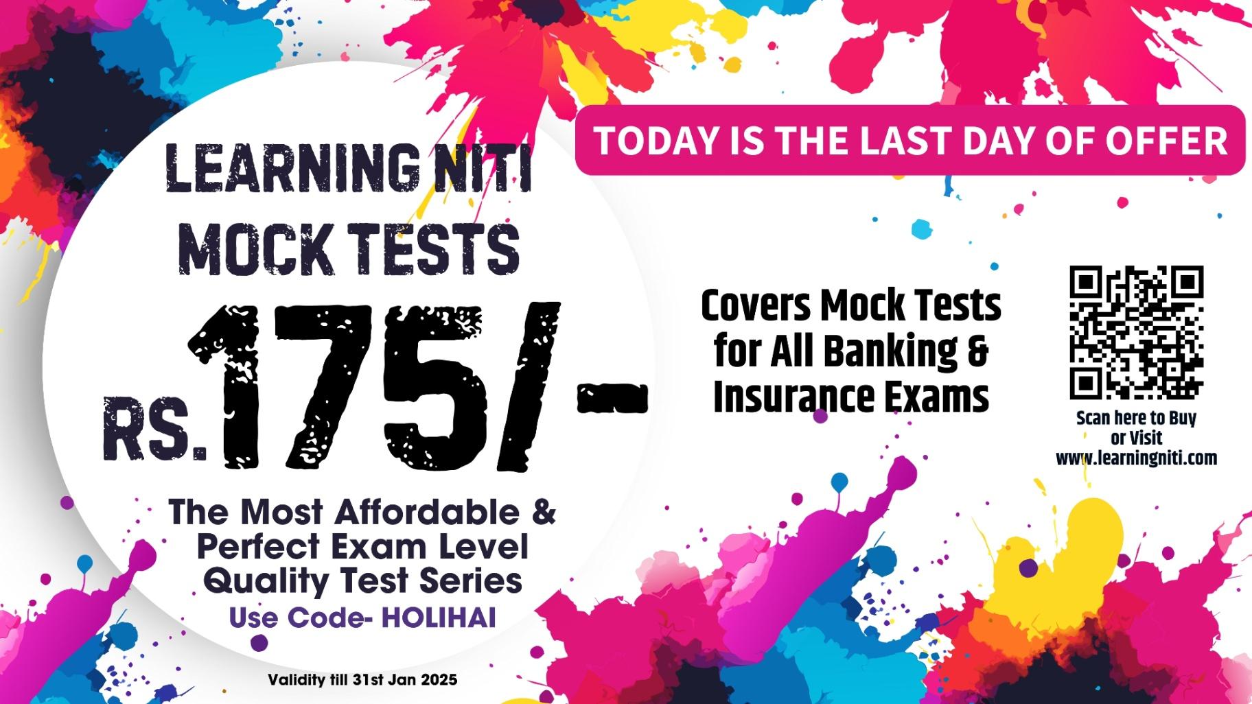 Test Series - Learning Niti