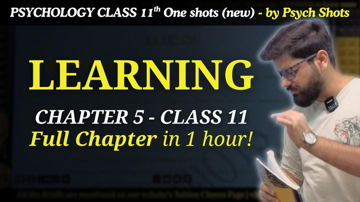 CBSE Class 11 Psychology – One Shots, Notes & Free Classes