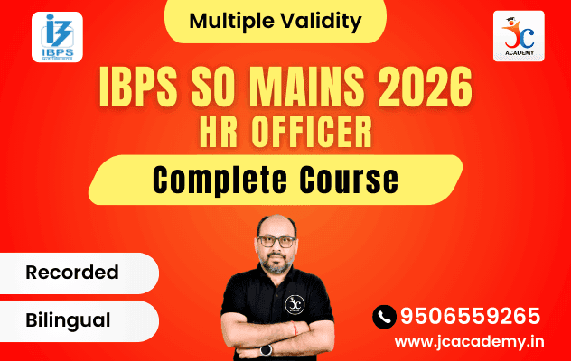 Ace the IBPS SO Mains exam! Enroll in our specialized online courses ...