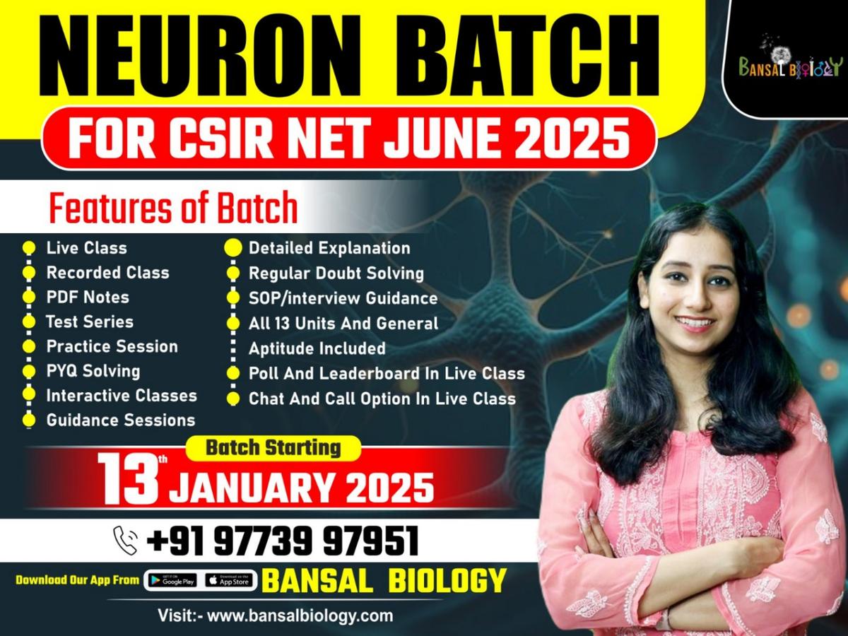 Csir net courses bansal biology